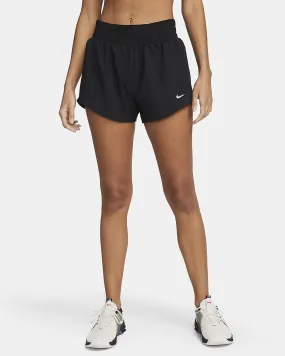 Nike One Pantalón corto con malla interior de talle medio y 8 cm Dri-FIT - Mujer